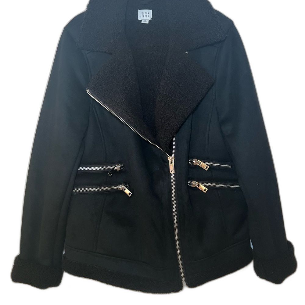 Evereve Peyton Jensen Bancroft Sherpa Moto Jacket - Picture 3 of 4